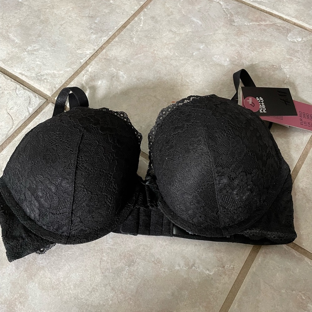 Lace push up bra